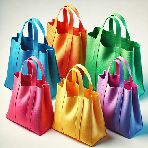 Eco-Friendly Reusable Shopping Bags (Set of 5)